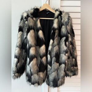 Ladakh faux fur jacket / coat (size 4)